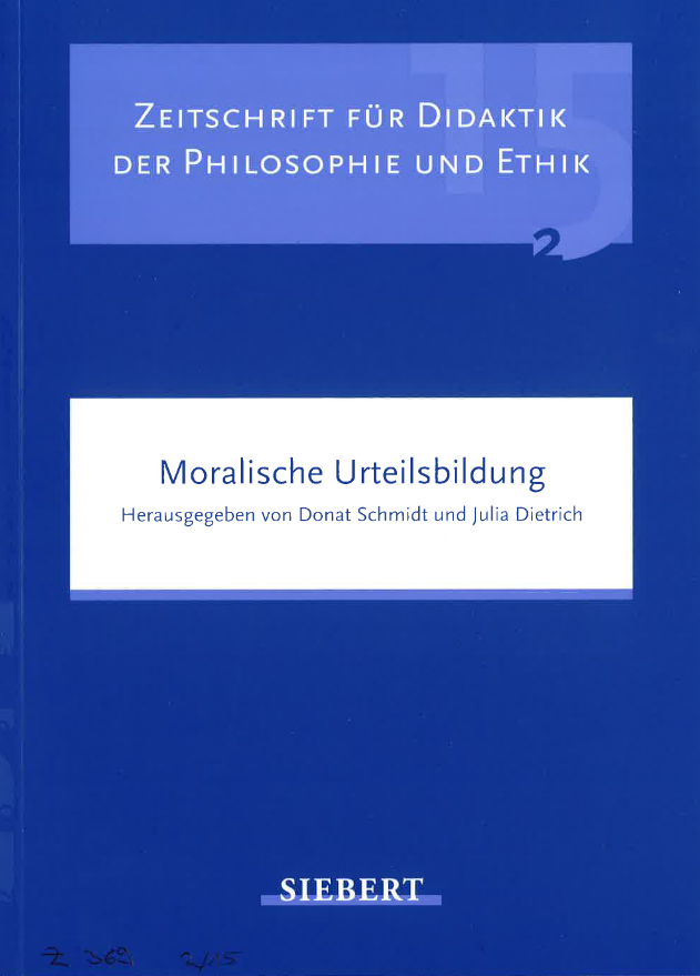 Coverbild Moralische Urteilsbildung